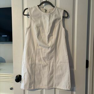 NWT Abercrombie white denim dress
